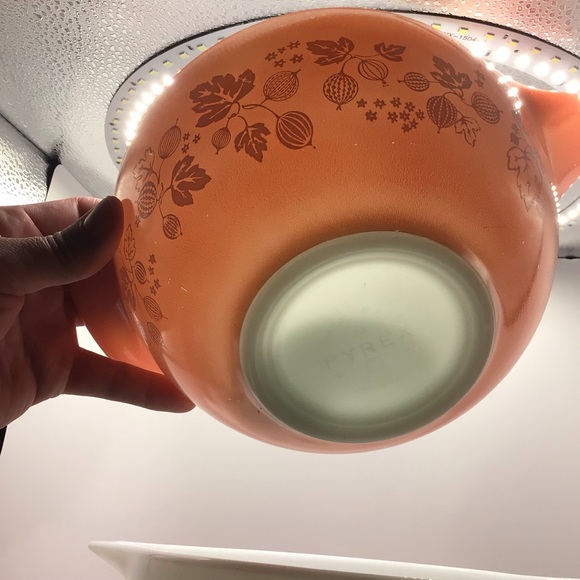 Pink Gooseberry Cinderella 4 Bowl Nesting Complete Set, 1957 - Picture 13 of 14